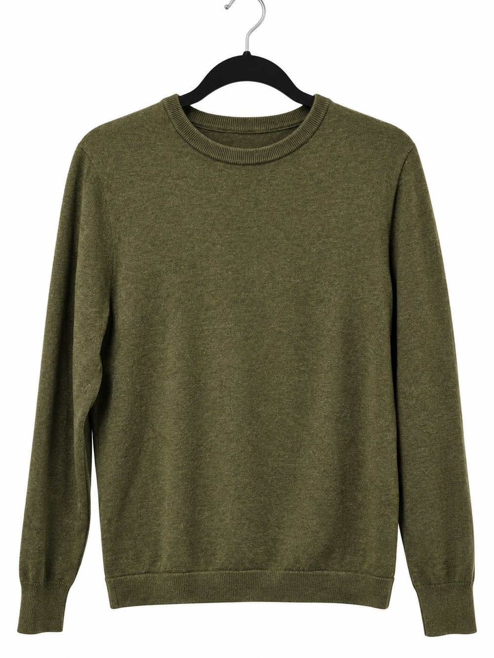 J. Crew 100% Cotton Olive Green Men’s Crewneck Sweater Size Small